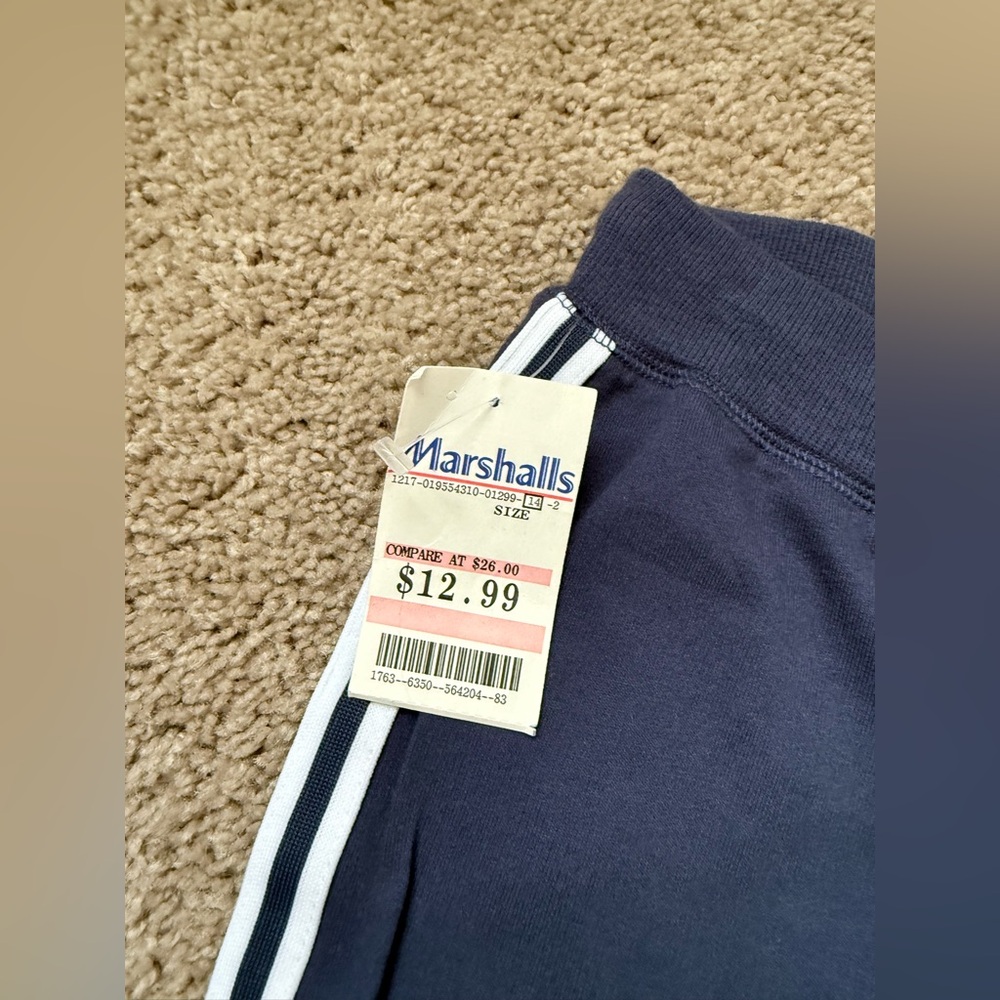 Sideways Sweatpants Navy Blue Small - Picture 7 of 12
